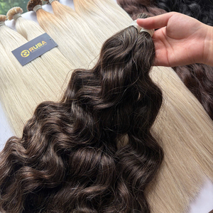 Cheveux humains vietnamiens à pointe kératine, lisses, super double drawn, mini pointe plate, haute qualité - Product Image 5