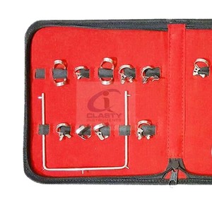 ชุดอุปกรณ์ยางกั้นฟันสำหรับจัดฟัน CLASTY INSTRUMENTS ชุดเริ่มต้นเครื่องมือทันตกรรมแบบใช้มือทำจากสแตนเลส ใช้ซ้ำได้ - Product Image 6