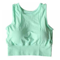 Soutien-gorge de sport pour femme, personnalisable avec votre logo, best-seller, de bonne qualité, simple, à col halter, haute qualité OEM