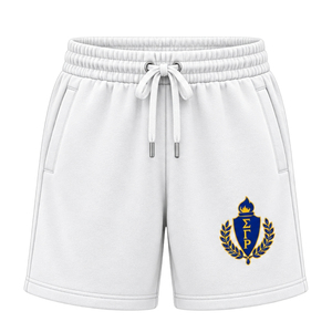 Pantalones Cortos de Forro Polar para Mujer Sigma Gamma Rho, Personalizados con Letras Griegas de la Hermandad, Ropa Deportiva Informal, para Entrenamiento, Gimnasio, Salón y Moda - Product Image 1