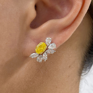 Exquisitos Pendientes de Diamantes Creados en Laboratorio, Oro Rosa de 10k, Joyería Fina, Minimalistas para Uso Diario, Piedras Preciosas Auténticas Certificadas por IGI - Product Image 6