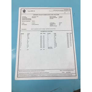 Tosoh 3736F-22-000-450 Target, Ti, 4N5, FG, DB/A - Équipements et pièces semi-conductrices d'occasion fiables à l'échelle mondiale - Product Image 5