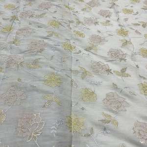 Designer Sequin Embroidery <b>Fabric</b> Satin Organza Lace Textile For Couture Dress Boutique And Fashion Industry - Product Image 2