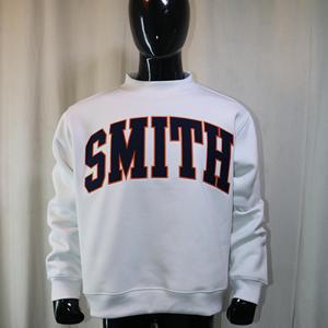 Sudadera SMITH con cuello simulado, 450 GSM, bordado con nombre personalizado, corte holgado, 100% algodón, felpa francesa. - Product Image 5