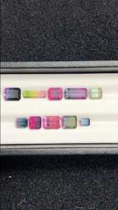 Lote de turmalina natural, cristales sueltos de colores mixtos para la fabricación de joyas y colección, venta al por mayor. - Product Image 1