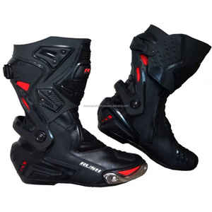 รองเท้าบูทมอเตอร์ไบค์กันน้ำสำหรับผู้ชายรองเท้าขี่มอเตอร์ไซค์ - Product Image 1