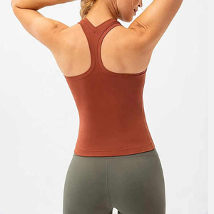 Women's High Neck Stretchy Fitted Basic Tank <b>Top</b> Racerback Tank <b>Tops</b> For Round Neck Casual 65% Cotton (soft breathable) Tank <b>Top</b> - Product Image 4