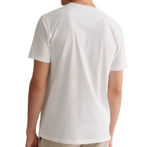 T-shirt d'été 100 % coton pour homme, col en V, uni, de qualité supérieure - Product Image 2