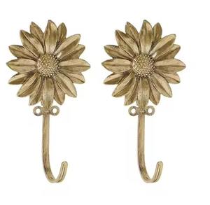 Perchero de pared metálico resistente con ganchos para abrigos, sombreros y bolsos, organizador de almacenamiento para la entrada. - Product Image 4