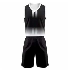 Uniforme de baloncesto de 2 piezas (camiseta y pantalones cortos) con MOQ bajo. Diseña tu propio uniforme de baloncesto para equipos deportivos, disponible para venta en línea. - Product Image 2