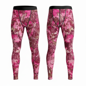 Leggings de compression à motif camouflage intégral pour l'été, pantalons de sport très extensibles, légers et décontractés pour la course et le fitness - Product Image 6