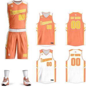 Custom Unisex Basketball Jersey Sleeveless V-Neck Sublimated Print Breathable 100% Polyester Adult Sportswear Team Name - Product Image 1