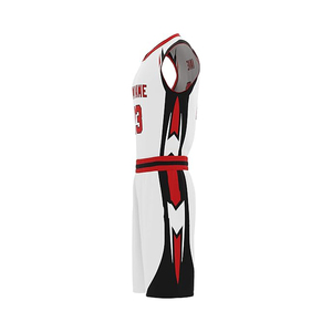 High Quality Basketball Uniform Set Sports Wear Basketball Uniform Polyester Made Adult Team Basketball Uniform Kit With OEM - Product Image 2
