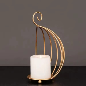 Metal Candle Holder For Wedding <b>Table</b> Centerpiece Decoration Modern Nordic Style <b>Tall</b> Candle Stand For Home Hotel Event Decor - Product Image 1