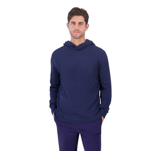 Autumn Winter Men's Oversized Waterproof <b>Hoodie</b> Comfortable Plus Size Pullover Embroidered Logo Anti-Shrink Knitted <b>Lined</b> Warm - Product Image 2