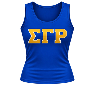เสื้อกล้ามครอปแบบกำหนดเองสำหรับผู้หญิง Sigma Gamma Rho เสื้อแขนกุดสำหรับชมรมนักศึกษากรีก เสื้อยืดลำลองสำหรับออกกำลังกาย เสื้อยืดฤดูร้อน สตรีทแวร์ ขายส่ง - Product Image 1