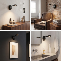 Applique murale LED rechargeable à détecteur de mouvement, télécommandée, à intensité variable, magnétique, sans câblage, pour chambre, couloir, escalier