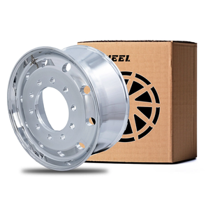 Aluminum Alloy <b>Wheel</b> 9 x 22.5 for Semi Truck Trailer Polished Durable Rim - Product Image 3