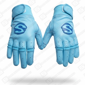 Gants de frappe de baseball professionnels unisexes en gros, logo personnalisé, doux, légers, antidérapants, cuir de haute qualité, concevez les vôtres - Product Image 2