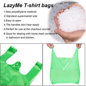 Sacchetti per la spesa in plastica per il Giorno di San Patrizio, 12x20 pollici, con manici a T, per uso commerciale/negozio, Bolsas De Plastico Para - Product Image 2