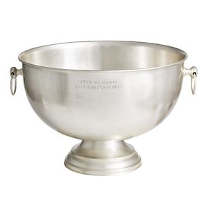 Cubo enfriador de vino de lujo de acero inoxidable martillado con cabeza de ciervo, con asa de metal plateado con diseño de ciervo, enfriador de champán, cubo de hielo y recipiente para fiestas - Product Image 6