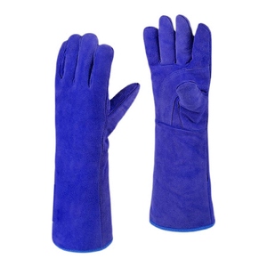 Gants de soudure en cuir de vachette renforcé, résistants, pour la sécurité industrielle, la protection des mains, la lutte contre les incendies et la construction - Product Image 2