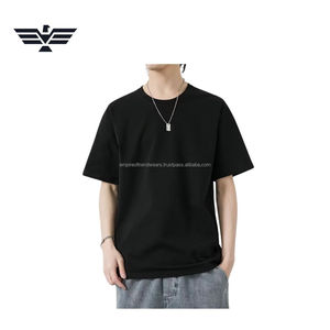 T-shirt pour homme surdimensionné 100% coton 240g anti-rétrécissement |   T-shirt minimaliste streetwear à épaules tombantes - Product Image 6