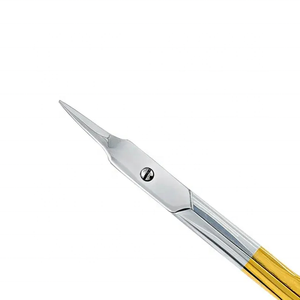 Ciseaux à cuticules professionnels en acier inoxydable allemand de haute qualité, droits et tranchants, certifiés CE, très demandés pour la vente en gros - Product Image 3