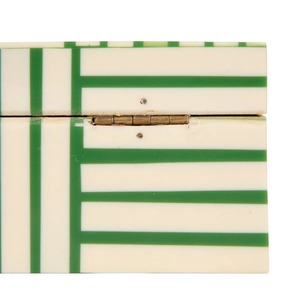 Green Line Design Wooden Storage <b>Box</b> Perfect For Display <b>Keepsakes</b> Accessories Home Decor And Organization From India - Product Image 3