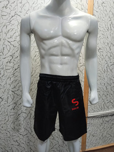 Shorts de course pour hommes personnalisés avec logo, noirs, à séchage rapide, légers, pour la gym, l'entraînement et le sport – Vente en gros - Product Image 5