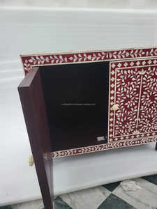 Gabinete decorativo con incrustaciones de fregona, decoración hecha a mano para el hogar, muebles de sala de estar de alta calidad, aparadores al por mayor directos del fabricante - Product Image 2