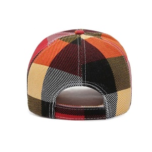 Unisex Plaid Canvas Baseball Cap Autumn Style for Adults Camouflage Hat Hunting Cap hunting Cap Hat polyester - Product Image 4