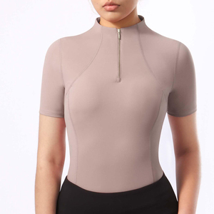 Camisas de manga corta para montar a caballo con diseño único, a precio económico, alta calidad y bajo MOQ para mujeres. - Product Image 3