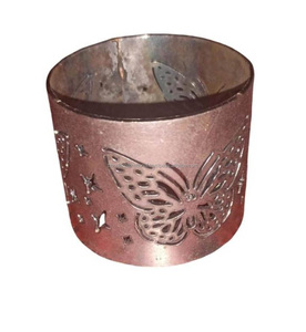 Bougeoir votif en fer décoratif pour la maison avec bougeoir décoratif en métal fini polonais votif pour la décoration d'éclairage - Product Image 4