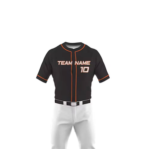 Ensemble d'uniformes de baseball sublimés sur mesure avec pantalon de baseball, vêtements de sport d'équipe en polyester abordables - Product Image 6