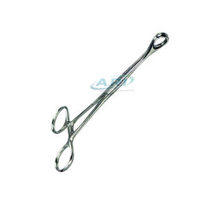 Pinzas para sujetar esponjas quirúrgicas de acero inoxidable, autoclavables, para uso médico. - Product Image 2