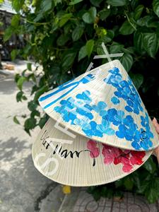 Hand Drawn Vietnam conical hat Palm <b>leaf</b> hat Non La Vietnam Vietnamese hat - Product Image 2