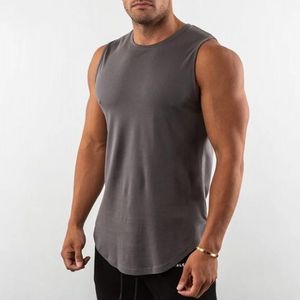 Men's Custom Athletic Gym Workout Tank <b>Top</b> <b>Plus</b> <b>Size</b> Quick Dry Breathable Fitness Training Singlets Casual Washed Look Wholesale - Product Image 2