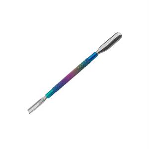 Pousse-cuticules double embout en acier inoxydable réutilisable pour manucure, conception à double tête - Product Image 2