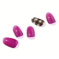 Autocollants d'Ongles en Gel Semi-Polymérisés de Qualité Salon Coréenne 100% Réelle, Faux Ongles Press-On, Manucure, Vente en Gros, Certifiés Végan et Sans Cruauté Animale