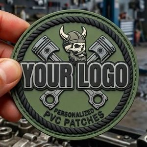 Parche de PVC UV Personalizado, Insignia de Goma Bordada para Accesorios de Ropa, Diseño de Logotipo Decorativo, Emblema 3D Duradero en Relieve - Product Image 5