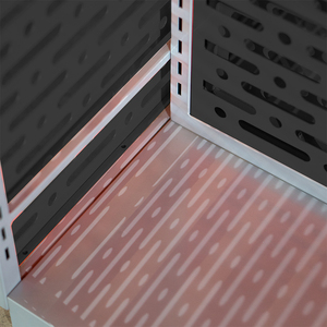 Retail <b>Checkout</b> <b>Counter</b> Display Rack Store Display Stand Powder Coated OEM Vietnam ADONG A36 2 Compartments Customizable - Product Image 5