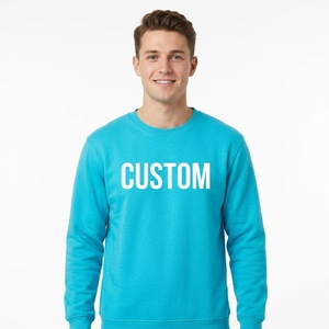 Sweat-shirt personnalisé pour homme en coton épais, col rond, coupe classique, streetwear décontracté, pull, fabricant de vêtements en gros - Product Image 6