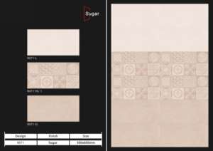 กระเบื้องผนังลายเรียบง่ายขนาด 300x600 มม. เหมาะสำหรับธีมตกแต่งภายในที่สะอาดตา พร้อมความทนทานจากพอร์ซเลนที่เชื่อถือได้ - Product Image 4