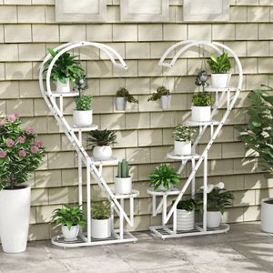 5-Tier Metal Plant Stand with <b>Hanging</b> Hook for Multiple Indoor Plants and <b>Hanging</b> <b>Baskets</b> <b>Accessory</b> - Product Image 2