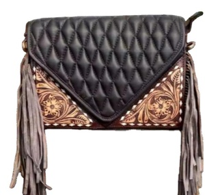 Bolso Tote Unisex de Cuero Genuino Hecho a Mano, Ecológico, Ligero, Estilo Bohemio, Listo para Viajar - Product Image 1