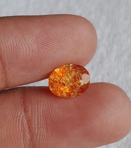Pierre précieuse naturelle de qualité AAA+ incroyablement sublime, couleur pierre de soleil orange, en vrac, pour la création de bijoux, au prix de gros, toutes formes et tailles disponibles. - Product Image 1