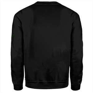 Factory Direct Custom Men’s Pullover Sweatshirt Eco-Friendly Quick Dry Breathable Cotton <b>Fleece</b> Black Crewneck Fraternity Style - Product Image 6