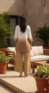 Conjunto de Salwar Kameez de Rayón Tie Dye para Mujer, Corte Regular, para Fiestas, Casual, Bodas, Playa, para Todas las Temporadas - Product Image 2