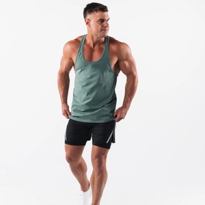 Débardeurs pour hommes de qualité supérieure, en coton 100% respirant, couleur unie, confortables, avec logo personnalisé, vente en gros - Product Image 1